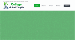 Desktop Screenshot of collegeanimalhospital.com